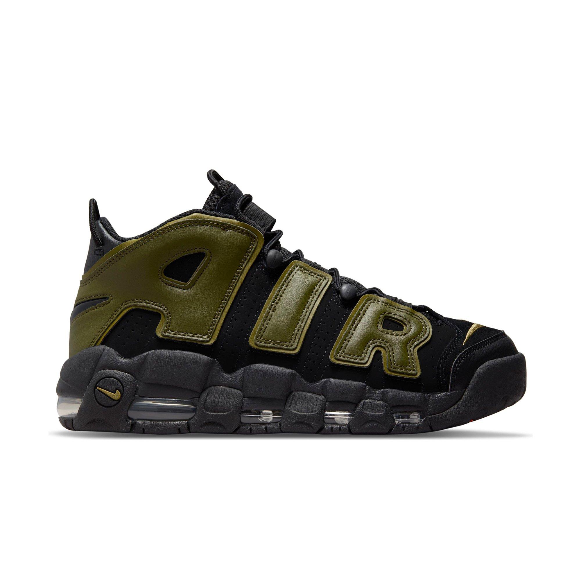 スニーカー Nike Air More Uptempo '96 Black Rough Green Pilgrim Dark Smoke Grey